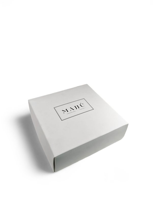 Caja plegadiza Majju tapa y fondo