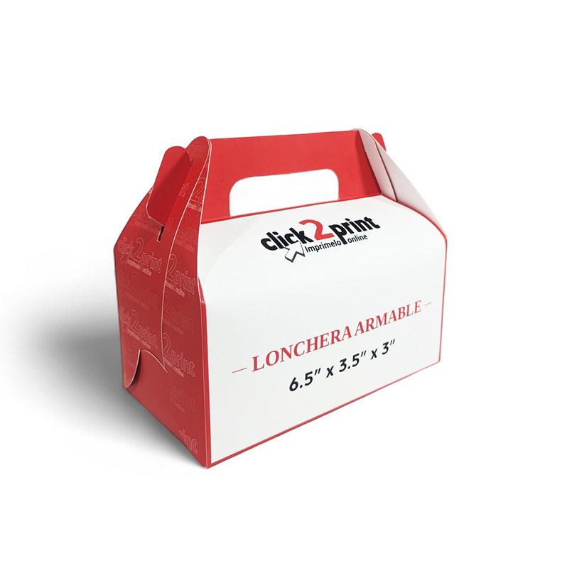 Loncheras armables 6.5 x 3.5 x