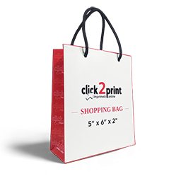 Shopping bag Click2print 5 x 6 x 2